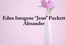 Obituary: Edna Imogene “Jean” Puckett Alexander