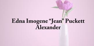Obituary: Edna Imogene “Jean” Puckett Alexander