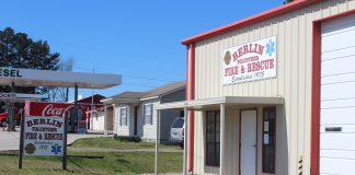 Welcome to Berlin The community’s third fire station was built in 2016. (Christy Perry for The Cullman Tribune)