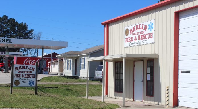 Welcome to Berlin The community’s third fire station was built in 2016. (Christy Perry for The Cullman Tribune)