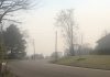 Smoky skies due to controlled burns Smoky skies cover neighborhoods over Cullman Friday afternoon (Noah Galilee for The Cullman Tribune)