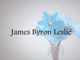 Obituary: James Byron Leslie james_byron_leslie.jpg