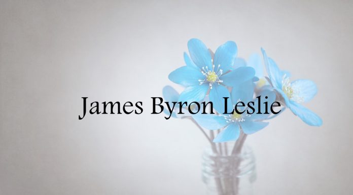 Obituary: James Byron Leslie james_byron_leslie.jpg