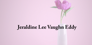Obituary: Jeraldine Lee Vaughn Eddy