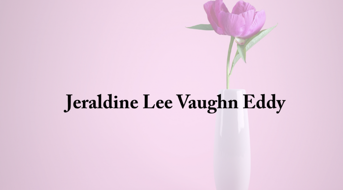 Obituary: Jeraldine Lee Vaughn Eddy