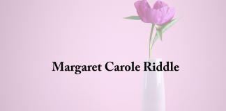 Obituary: Margaret Carole Riddle margaret_carole_riddle.png