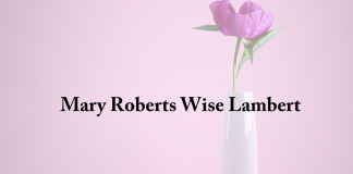Obituary: Mary Roberts Wise Lambert mary_roberts_wise_lambert.png
