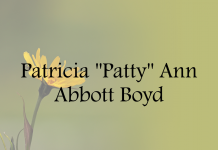 Obituary: Patricia “Patty” Ann Abbott Boyd