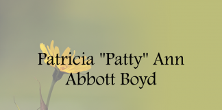 Obituary: Patricia “Patty” Ann Abbott Boyd