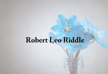 Obituary: Robert Leo Riddle robert_leo_riddle.png