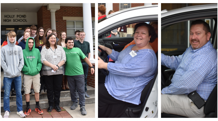 Tony Serra Nissan-Cullman Tribune Teachers, Principal of the Month: Michelle Pender, April Hays, Chris Chambers tom.png