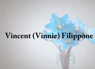 Obituary: Vincent (Vinnie) Filippone