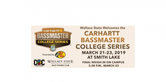 Wallace State hosting Carhartt Bassmaster College Series tour stop at Smith Lake March 21-23 wscc_fish.png