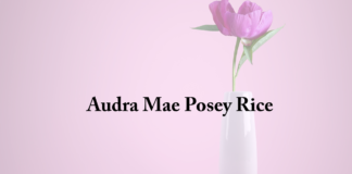 Obituary: Audra Mae Posey Rice