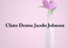 Obituary: Claire Denise Jacobs Johnson