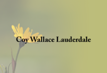 Obituary: Coy Wallace Lauderdale, Jr.