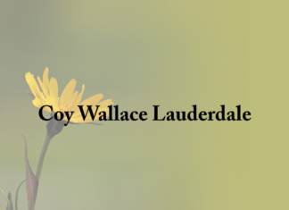 Obituary: Coy Wallace Lauderdale, Jr.