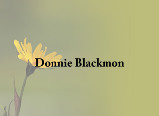 Obituary: Donnie Blackmon