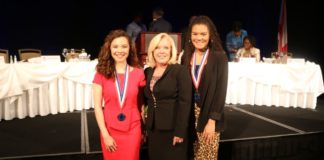 Wallace State students Lexie Riggins, Emily Dia recognized at All-Alabama Academic Team banquet
