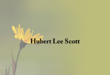 Obituary: Hubert Lee Scott