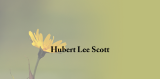Obituary: Hubert Lee Scott