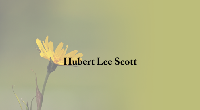 Obituary: Hubert Lee Scott
