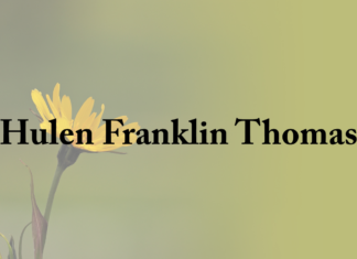 Obituary: Hulen Franklin Thomas