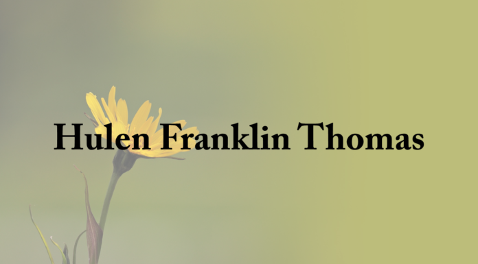 Obituary: Hulen Franklin Thomas