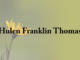 Obituary: Hulen Franklin Thomas