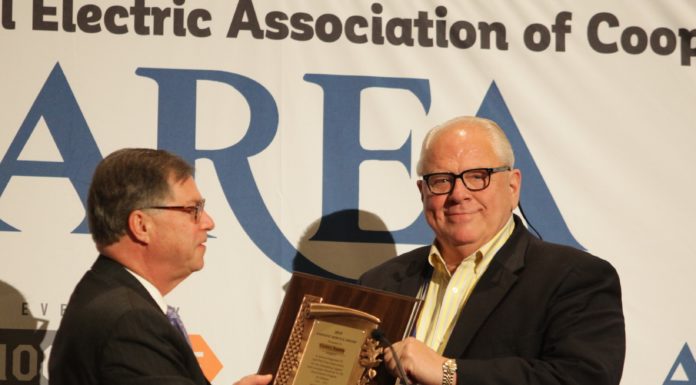 Grady Smith honored with 2019 AREA Eminent Service Award