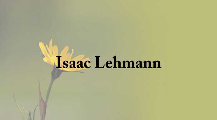Obituary: Isaac Lehmann