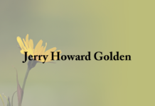 Obituary: Jerry Howard Golden