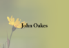 Obituary: John Oakes