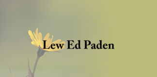 Obituary: Lew Ed Paden