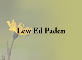 Obituary: Lew Ed Paden