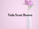 Obituary: Vada Scott Brown