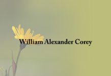 Obituary: William Alexander Corey