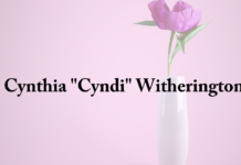 Obituary: Cynthia “Cyndi” Witherington