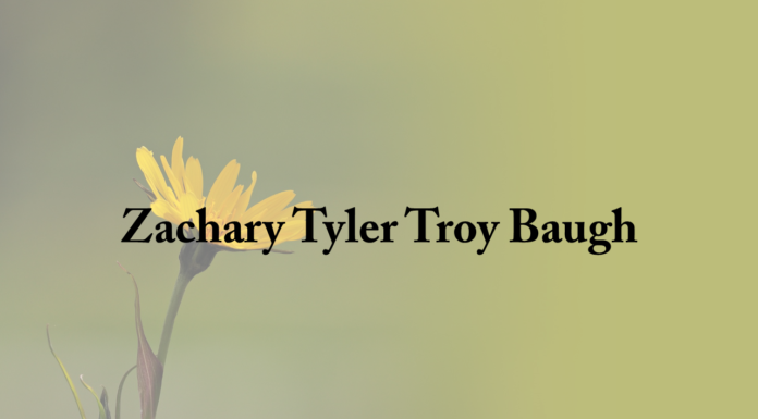 Obituary: Zachary Tyler Troy Baugh