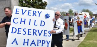 Stepping up: Prayer walk remembers children lost to abuse