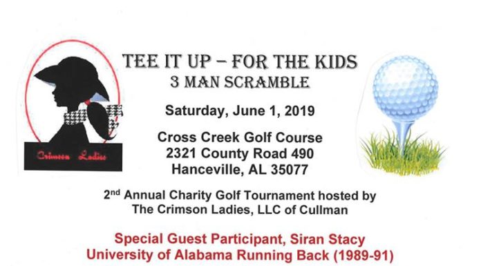 Charity golf tournament featuring Siran Stacy this Saturday