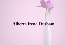 Obituary: Alberta Irene Durham