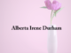 Obituary: Alberta Irene Durham