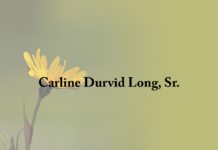 Obituary: Carline Durvid Long, Sr.