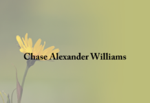 Obituary: Chase Alexander Williams