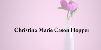 Obituary: Christina Marie Cason Hopper