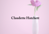 Obituary: Claudette Hatchett