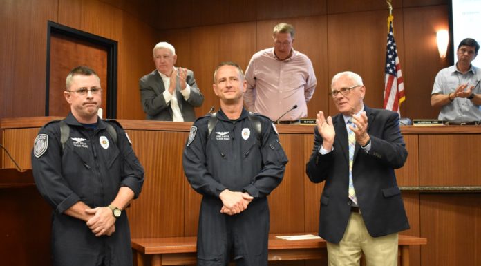 Cullman Police aviators commended for finding lost hikers