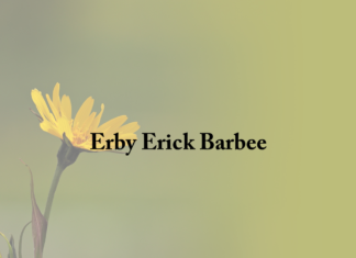 Obituary: Erby Erick Barbee