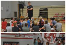 Young players learn from Good Hope coaches at Raider Basketball Skills Camp